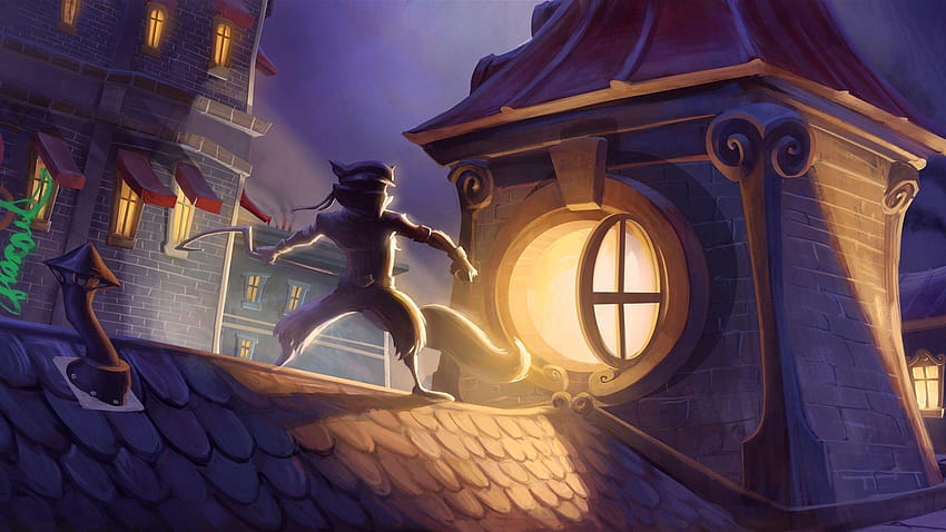 Sly cooper thieves in time game 1920x1080, sly cooper background HD wallpaper