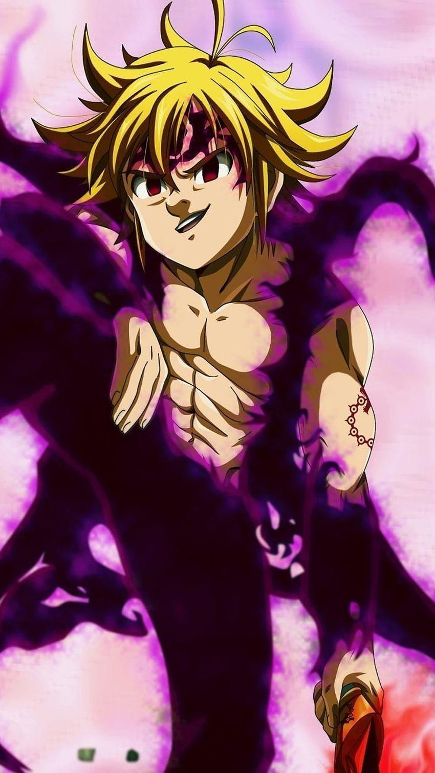 The Pre Demon King Form of Meliodas from Nanatsu No Taizai, meliodas demon king form mobile HD phone wallpaper