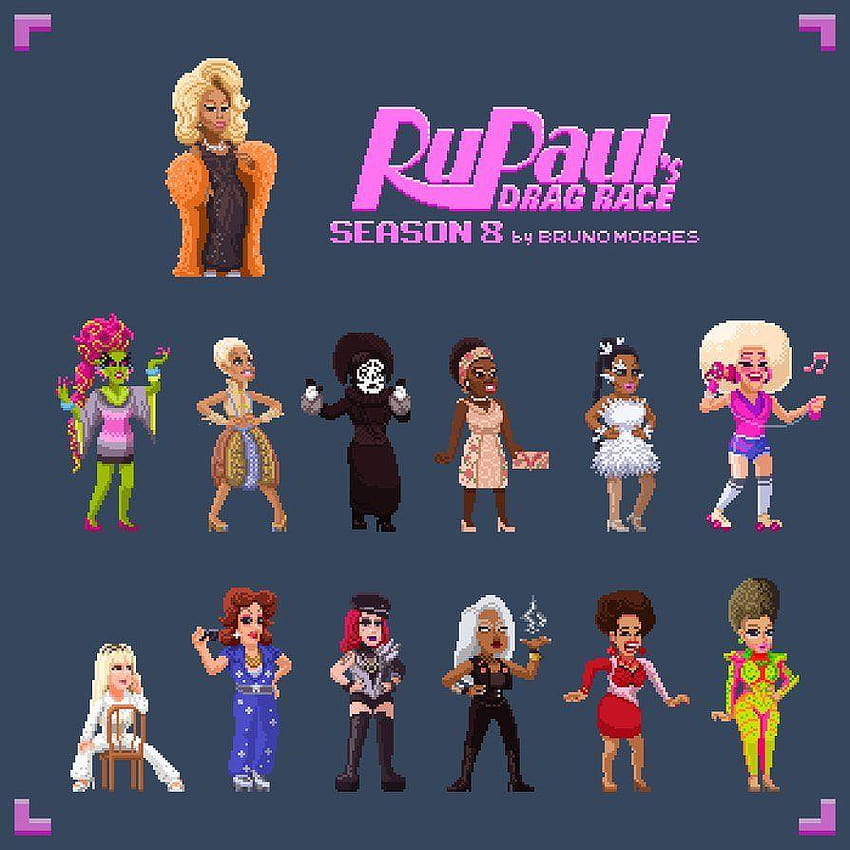 RuPaul's Drag Race: Season 8! by bbrunomoraes, rupauls drag race HD phone wallpaper