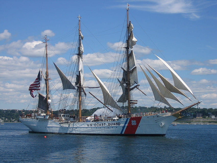 Buy United States Coast Guard USCG Eagle Limited Tall Model Ship 21, uscg ships HD wallpaper