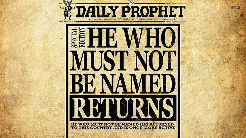 Harry Potter : The Daily Prophet HD wallpaper