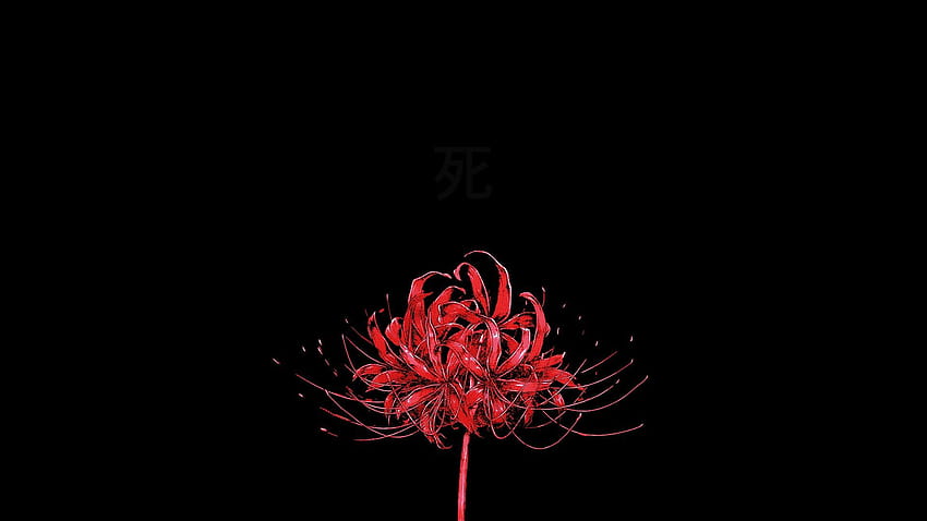 Red spider Lilly kanji Tokyo ghoul Sticker by Nienkestr  ad Lilly  kanji Red spider Ad  Tokyo ghoul flower Japanese tattoo art Anime  tattoos