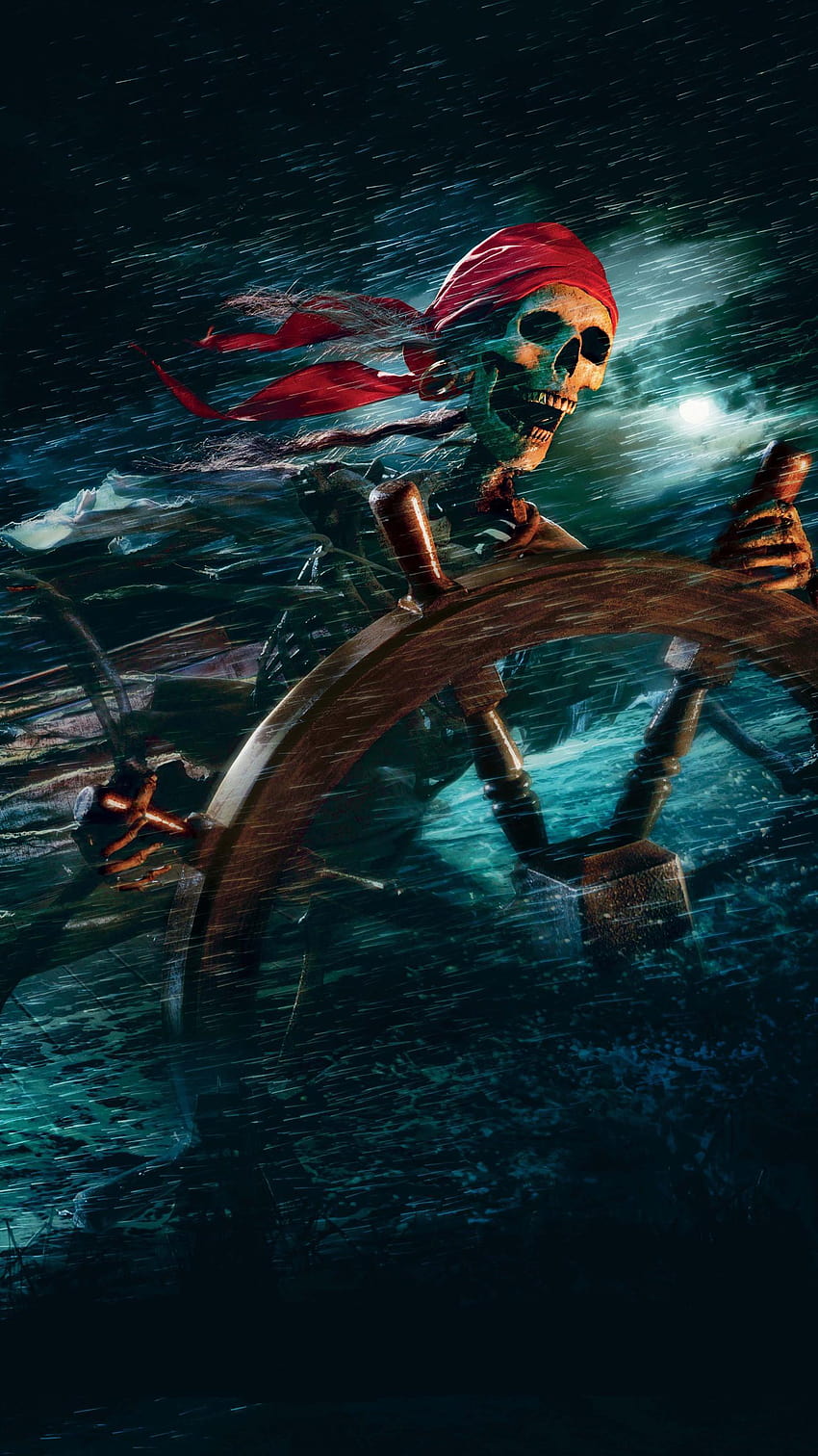 Pirates of the Caribbean: The Curse of the Black Pearl โจรสลัดแห่งทะเลแคริบเบียน วอลล์เปเปอร์โทรศัพท์ HD