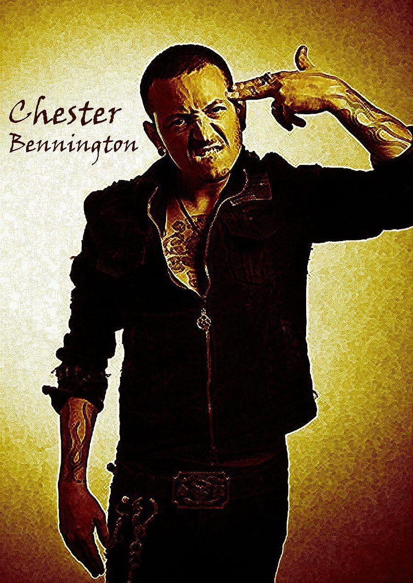Chester Bennington sobre Linkin fondo de pantalla del teléfono