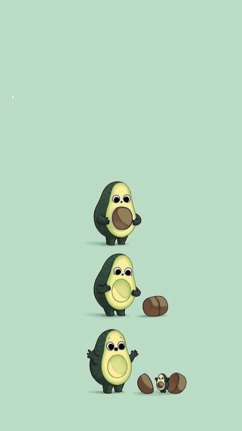 about cute in Backgrounds, avocado phone HD phone wallpaper