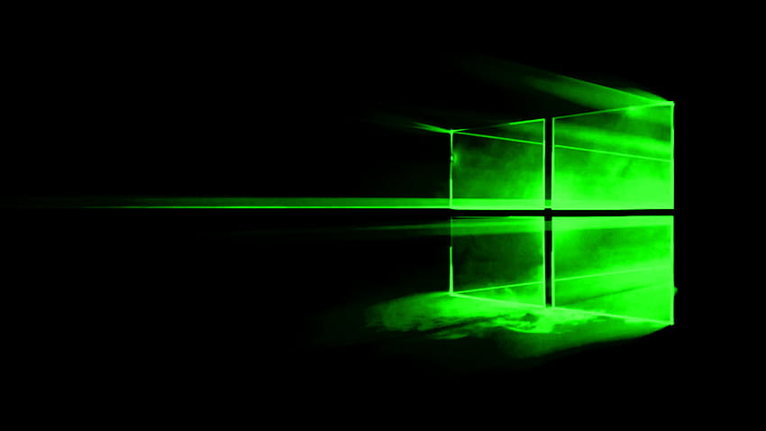 4 Windows 10 zielony, okna zielone Tapeta HD