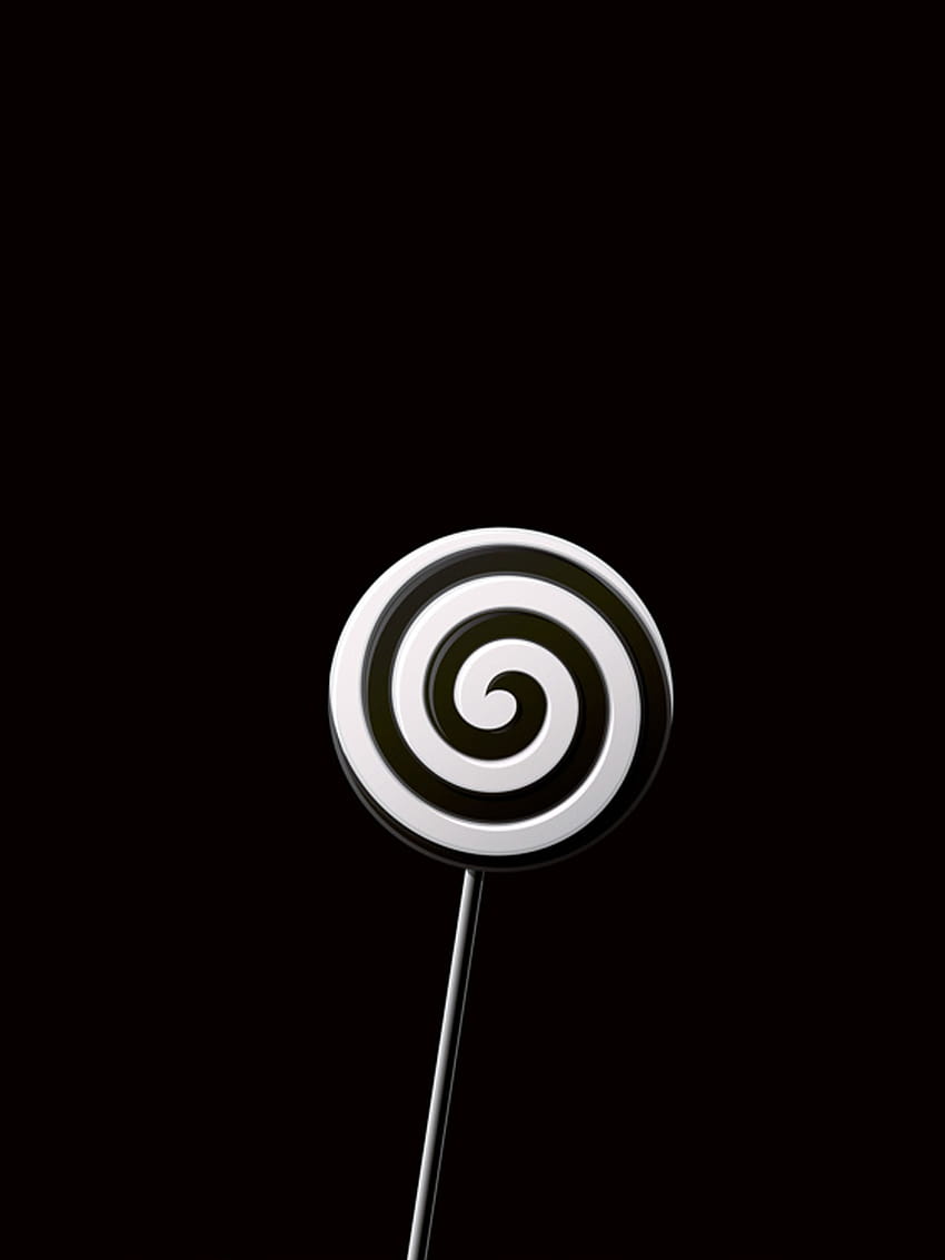 Czarny Lollipop, loli pop Tapeta na telefon HD