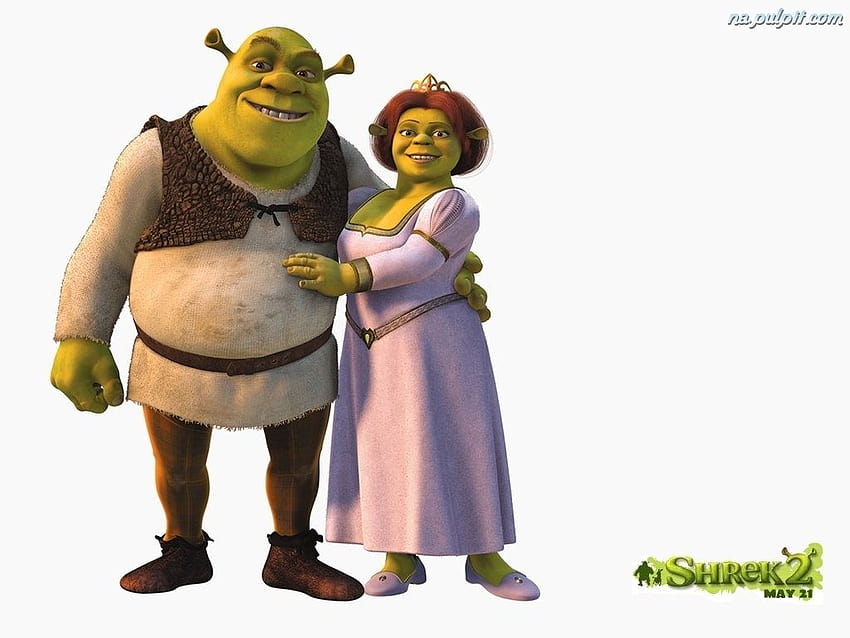 Shrek y Fiona para Nexus 6 fondo de pantalla