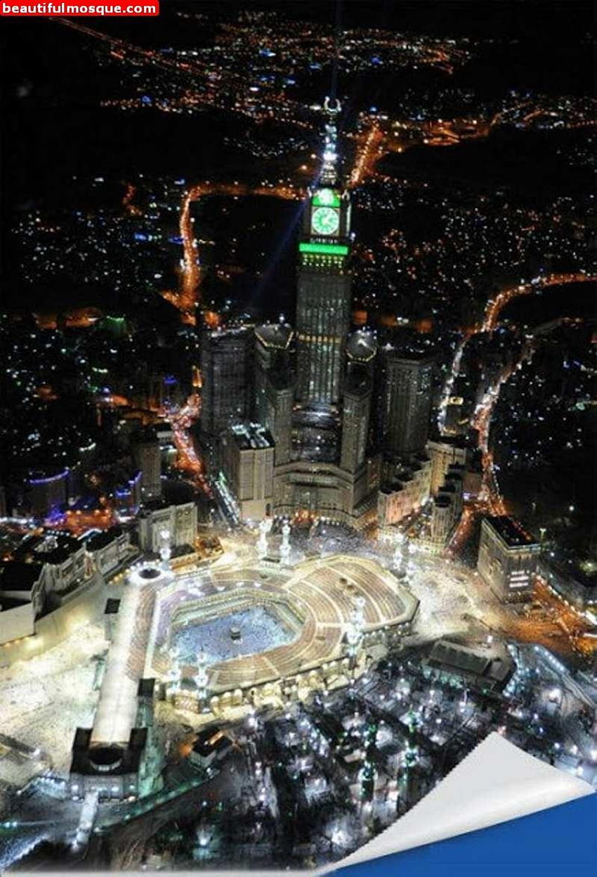สำหรับ Kaaba Night หุ่นยนต์ของมัสยิดอัลฮาราม วอลล์เปเปอร์โทรศัพท์ HD