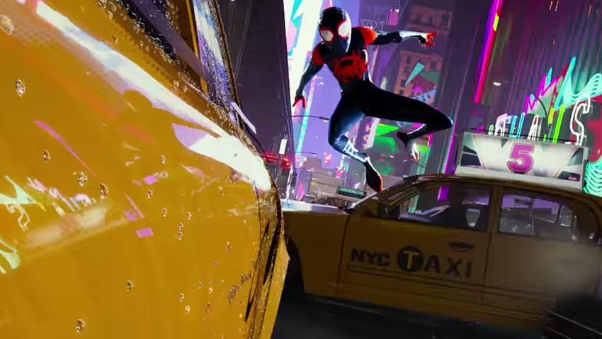Primer tráiler increíblemente genial de Animated Spider de Sony, spiderman into the spiderverse fondo de pantalla