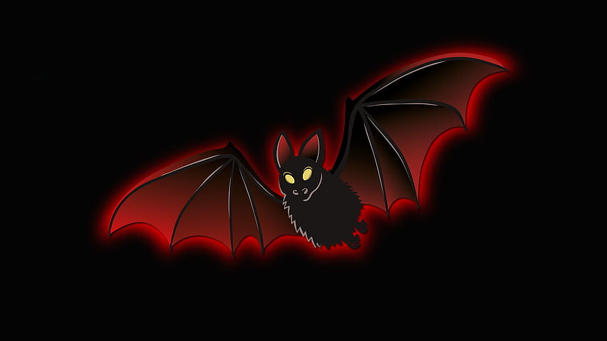 Halloween Bat Widescreen 34665, morcego vampiro papel de parede HD