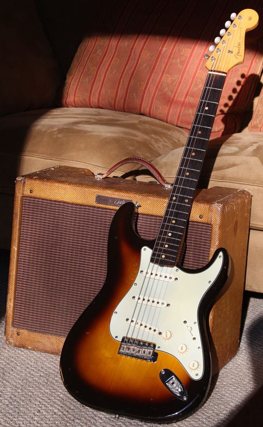 Fender Guitar iPhone, telefono fender stratocaster Sfondo del telefono HD