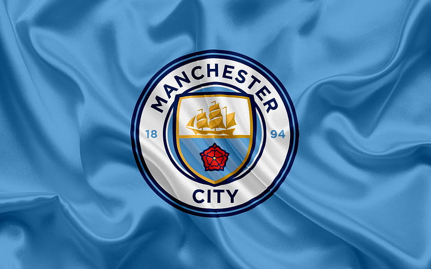 Manchester City, Man City FC-Logo 2022 HD-Hintergrundbild