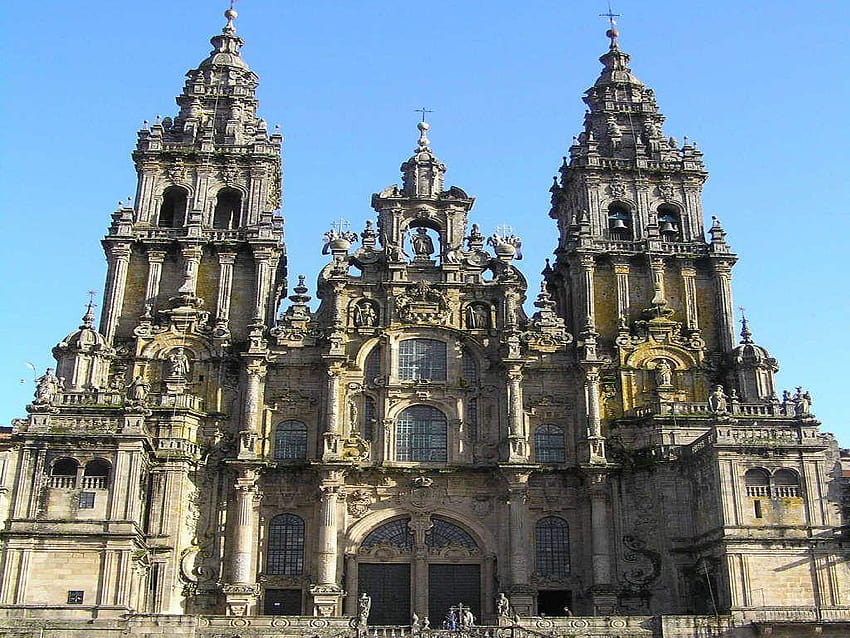 サンティアゴ・デ・コンポステーラ大聖堂、 高画質の壁紙