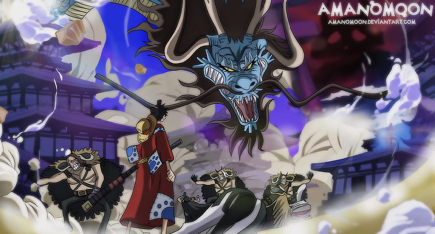 One Piece Chapter 974 Release Date, Spoilers: Denjiro as Kyoshiro will help the Scabbards in defeating Orochi and Kaido, kaido one piece HD wallpaper