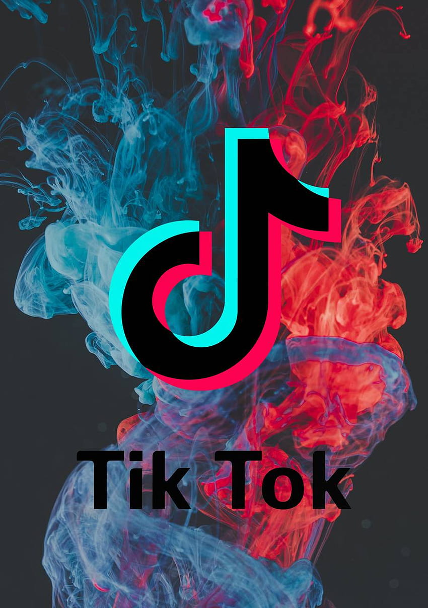 TikTok 노래 Android, tiktok 로고 HD 전화 배경 화면