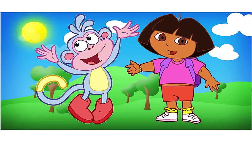 Dora The Explorer Finger Family เพลงกล่อมเด็ก 3D การ์ตูนอนิเมชั่น Dora เพลงสำหรับเด็ก, dora buji วอลล์เปเปอร์ HD