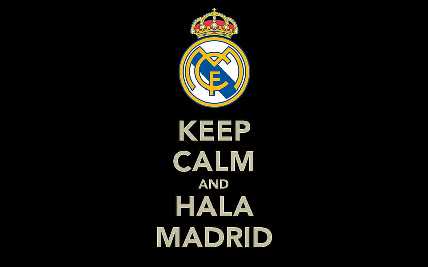 Hala Madrid Keep Calm And 108748. 1440x900 高画質の壁紙