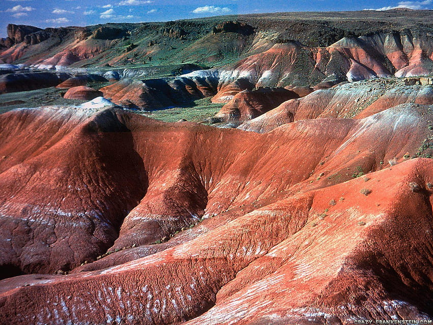 Painted Desert, Arizona. One of the places you have to see in, petrified forest national park HD wallpaper