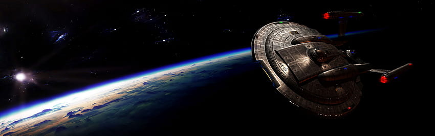 Doppelmonitor Star Trek, Star Trek tos HD-Hintergrundbild