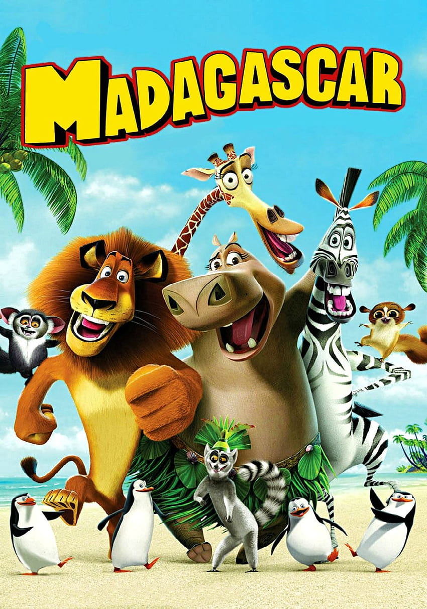 マダガスカル映画、 HD電話の壁紙