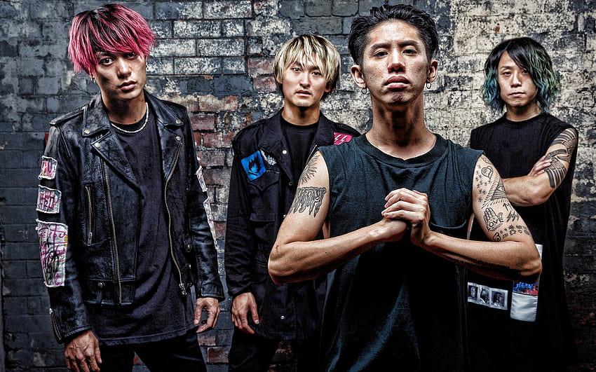 One Ok Rock, японска рок група, хоут, Takahiro Moriuchi, Toru Yamashita, Ryota Kohama, Tomoya Kanki, популярни певци, японски звезди с резолюция 2880x1800. Високо качество HD тапет