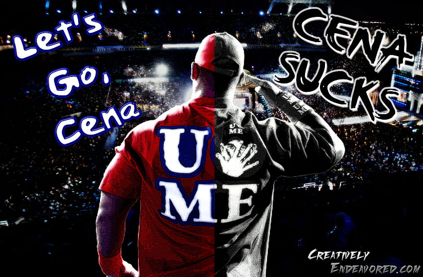 Grafikbruch: John Cena „Embrace The Hate“, wwe jhon cena-Logo HD-Hintergrundbild