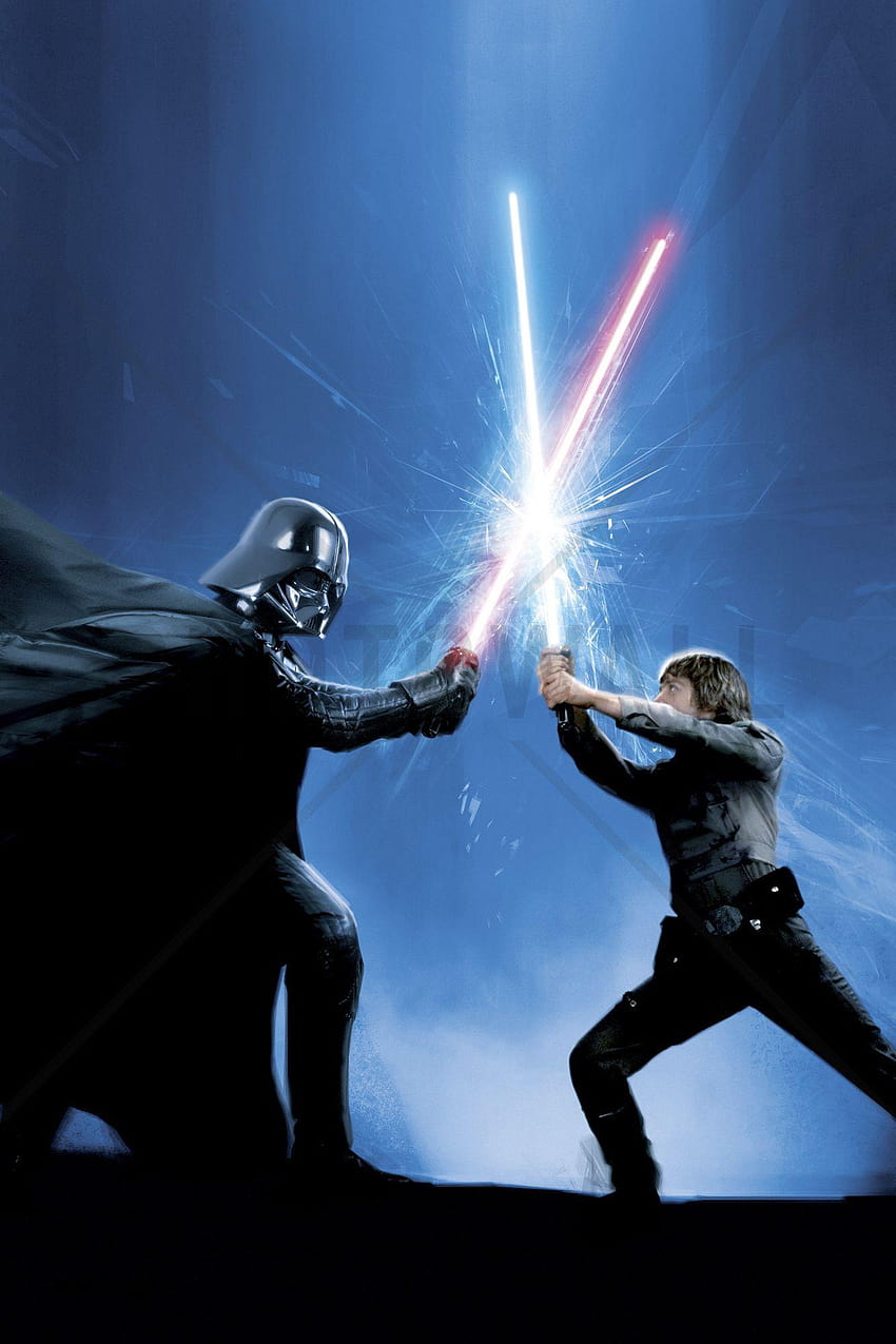 Luke Star Wars on Dog, luke skywalker vs darth vader silhouette HD phone wallpaper