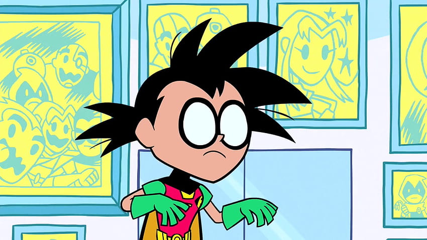Erwischt jemand Robins unordentliches Haar in „Teen Titans Go!“? : dbz, Teen Titans Go Robin HD-Hintergrundbild