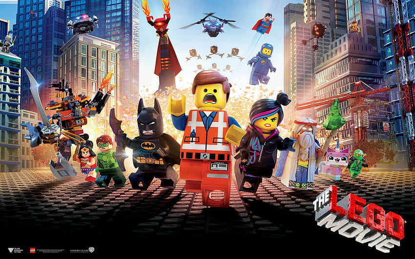 10 The Lego Movie and Backgrounds, watching movie HD wallpaper