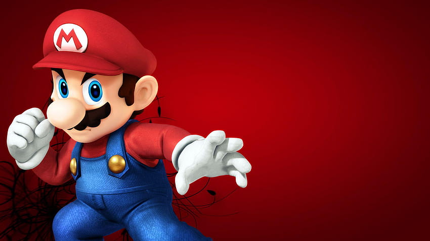 Mario และพื้นหลัง Mario bros เต็ม วอลล์เปเปอร์ HD