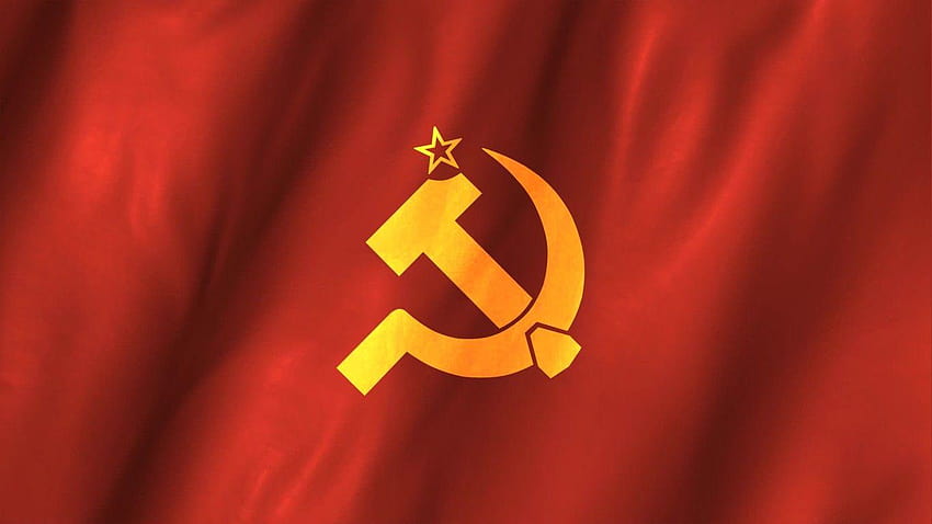 カール・マルクス 共産主義 社会主義 赤いレーニンの旗 ソ連邦とソ連邦の旗 高画質の壁紙