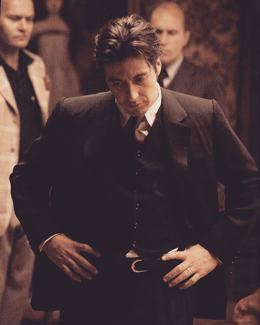 Ал Пачино в The Godfather II, the Godfather Part II 1974 HD тапет за телефон