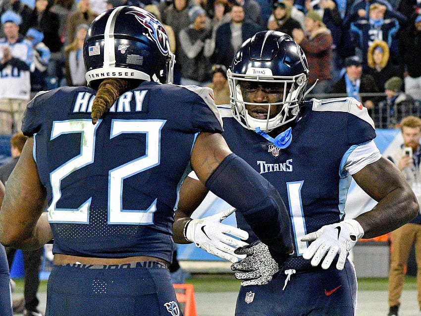 Tennessee Titans Fantasy Football Team Preview, aj Brown und Derrick Henry HD-Hintergrundbild