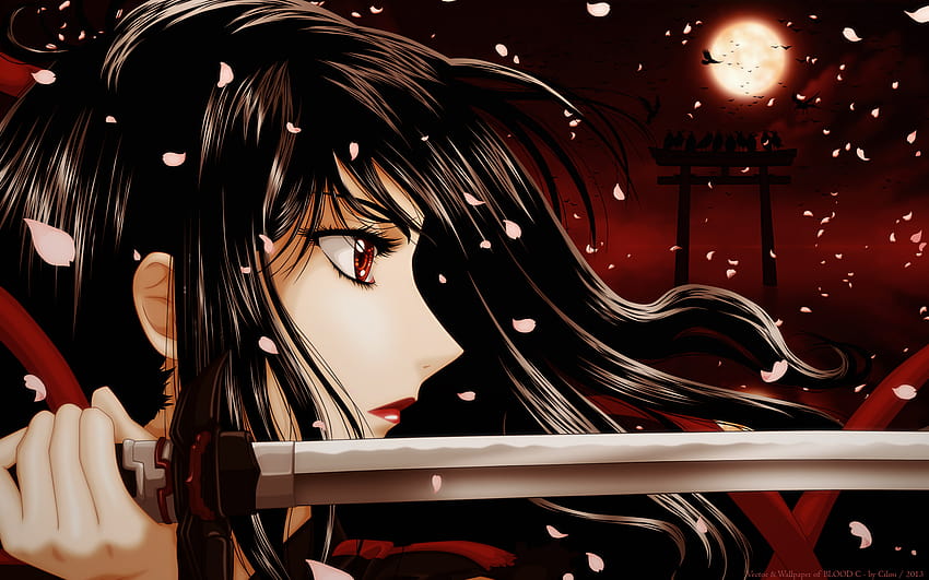 Blut, Saya Kisaragi HD-Hintergrundbild