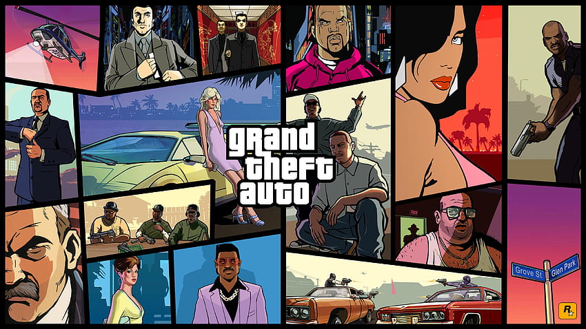 ArtStation - Grand Theft Auto III Era Protagonists - GTA V Style