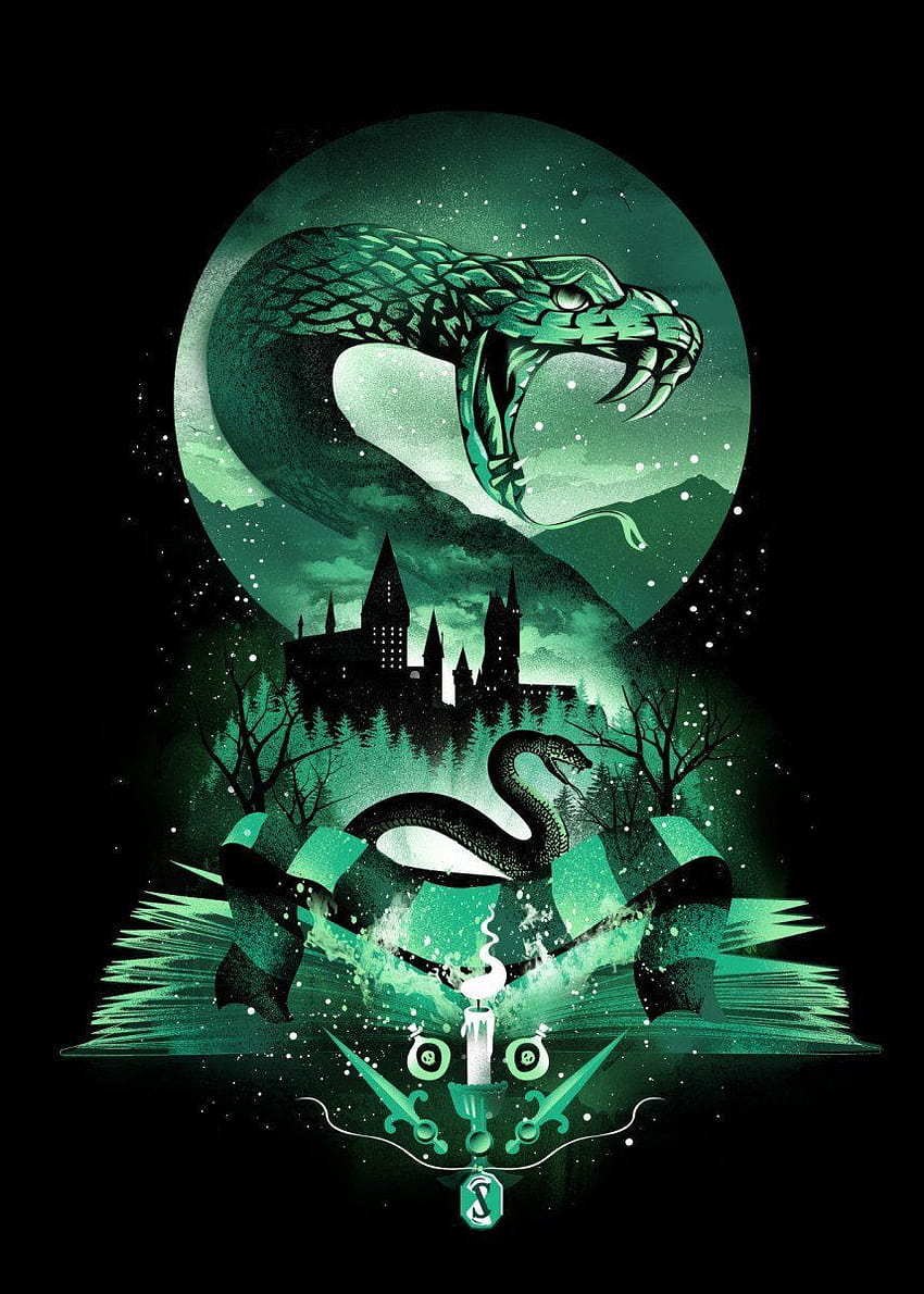 Slytherin, harry potter movie mobile HD phone wallpaper