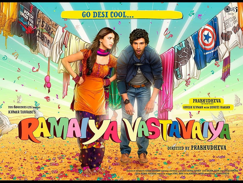 Ramaiya Vastavaiya, ramayya vasthavayya hindi movie HD wallpaper