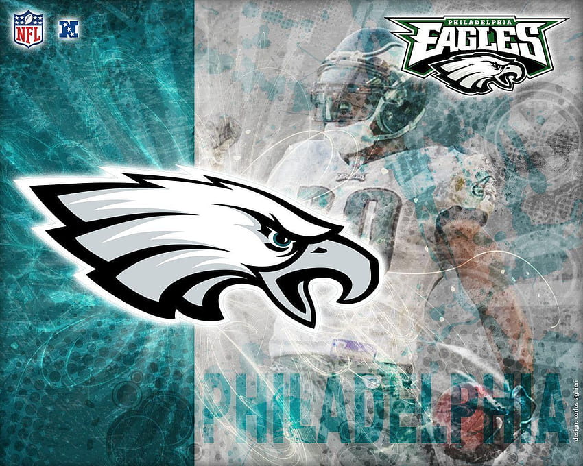 Philadelphia Eagles American football club creative 3D logo blue  background HD wallpaper  Peakpx