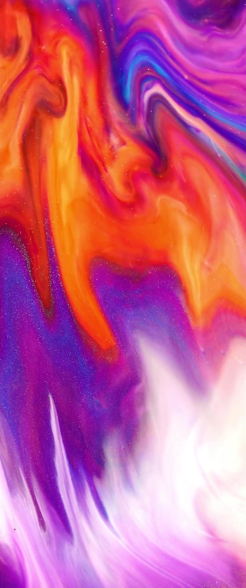 iPhone X marketing video, flowing colored sand HD phone wallpaper