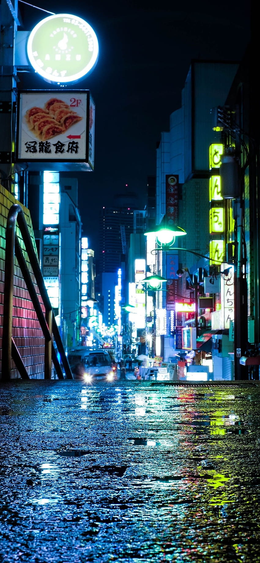 Night Tokyo Street Wallpapers  Night Street Wallpaper for iPhone