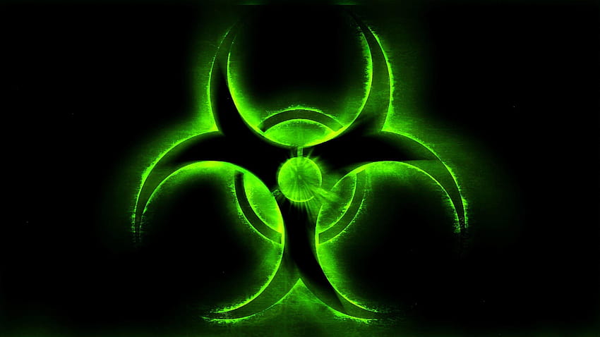 Toxic, neon danger mask HD wallpaper