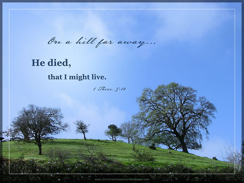 Christian Computer –, early spring with bible verses HD wallpaper
