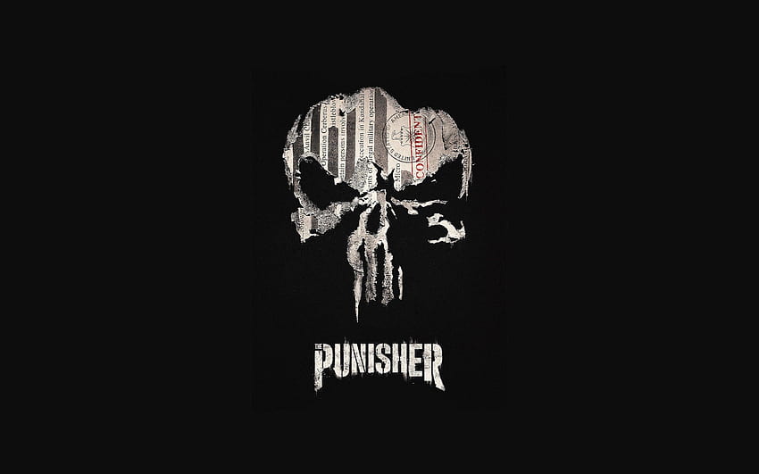 Punisher, Logo, Marvel-Comics, , Filme, der Punisher HD-Hintergrundbild