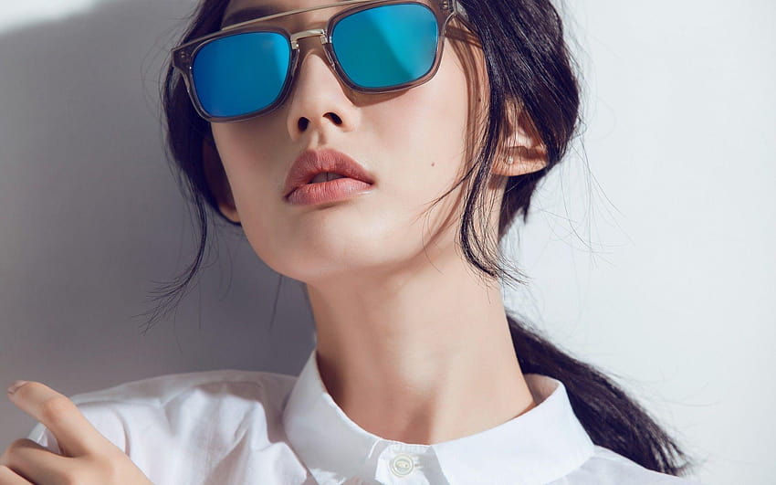 クールなメガネのスタイリッシュなアジアの女の子 00868, スタイリッシュな女の子 高画質の壁紙