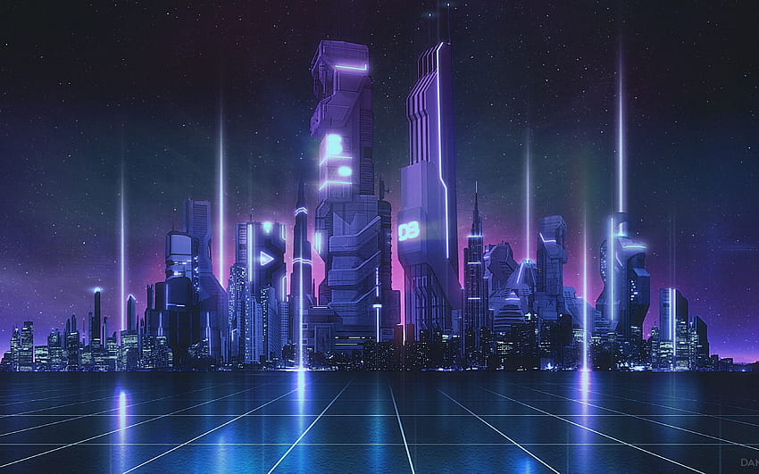 3840x2400 Future City Bluish Theme Digital Art Ultra 1610 3840x2400 Background 24029 5059