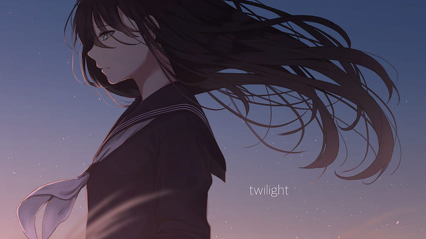 Dark Anime Girl, dark anime laptop HD wallpaper | Pxfuel