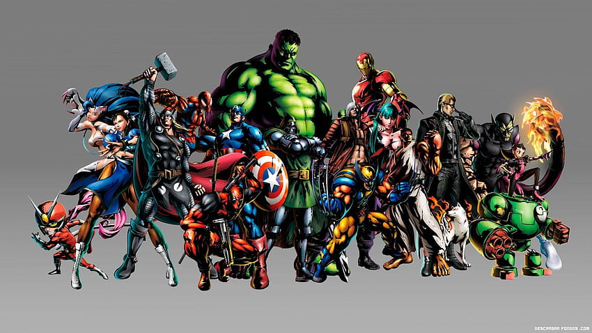 Super Heroes, marvel vs dc heroes HD wallpaper
