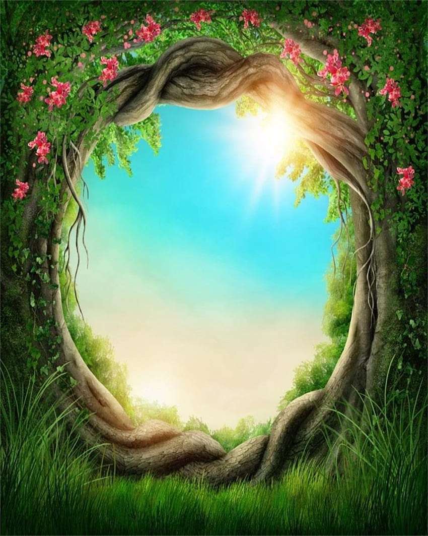 Fairyland graphy Backgrounds Annular Tree Root, fairy land HD phone wallpaper