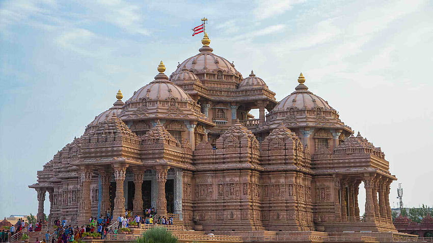 Akshardham Temple Complex, India 2019 HD wallpaper
